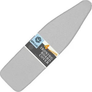 SAVUK Ironing Board Cover and Pad Standard Size Silicone Coated 4 Layers